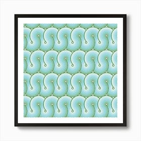 Colorful Retro Pattern 16 Art Print