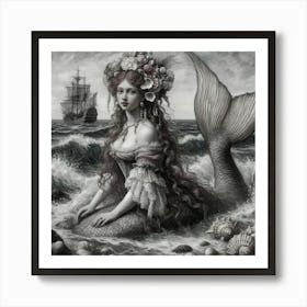 Mermaid Art Print