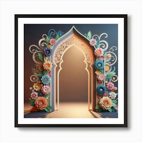Islamic Door 4 Art Print