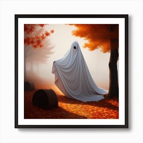 Ghost In The Woods 9 Art Print