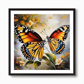 Butterfly Painting 51 Art Print