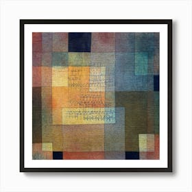 Polyphonic Architecture (1930) Painting In High Resolution By Paul Klee Art Print