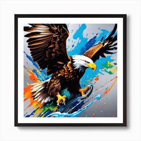 Eagle Painting Art Print