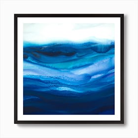 Rolling Surf 1 Art Print