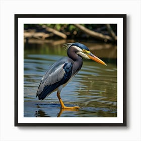 Default Louisiana Heron Art 1 Art Print