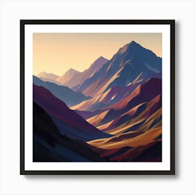 Mountain Landscape 18 Art Print