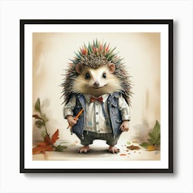 Hedgehog 42 Art Print