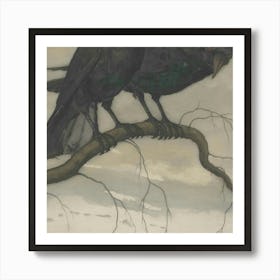 Two Crows Art Print