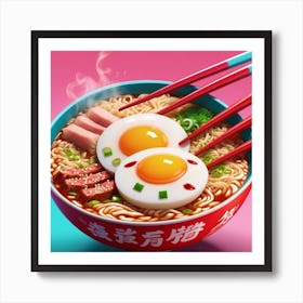 Asian Ramen Art Print