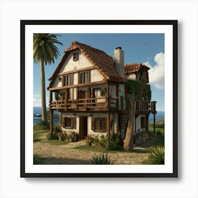 Mediterranean House Art Print