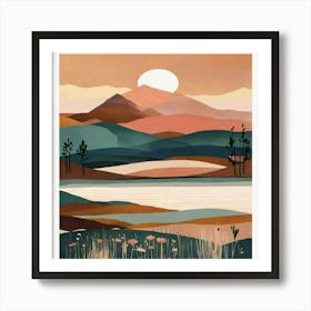 Landscape Painting Art Print