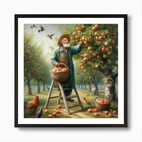 Apple Orchard Poster