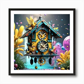 Cuckoo Clock Art Print