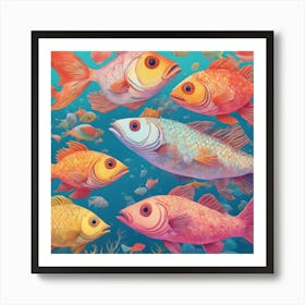 Fishes 2 Art Print