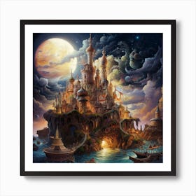 Fantasy Castle Art Print