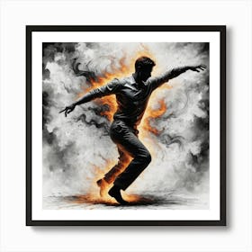 Spanish Flamenco Dancer Man Art Print