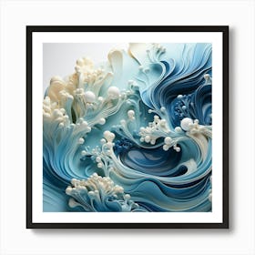 Wave Art Art Print