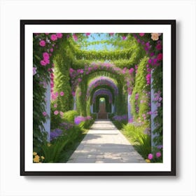 Garden Archway Art Print