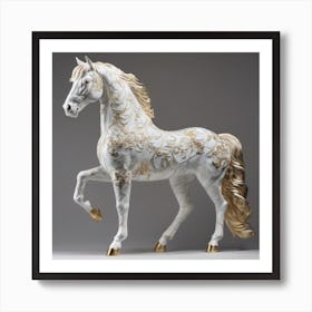 Equestrian Sculpture Art Print