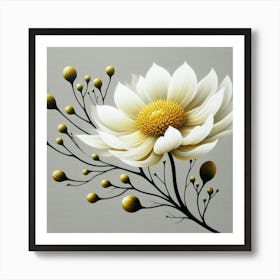 White jasmine 1 Art Print