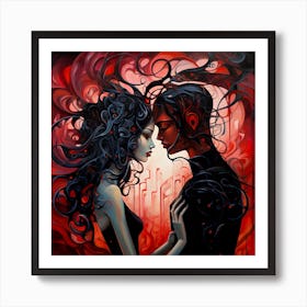 Lovers By Csaba Fikker 86 Art Print