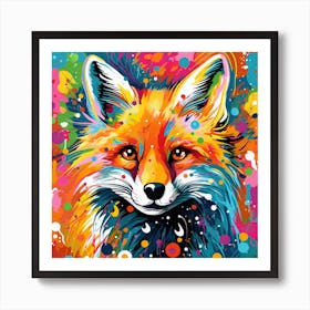 Fox Painting 4 Art Print