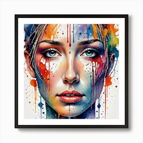 Portrait Of A Woman 1 Art Print