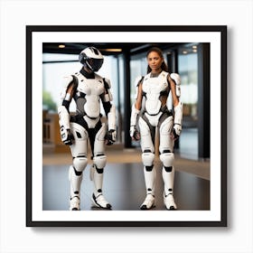 Building A Strong Futuristic Suit Like The One In The Image Requires A Significant Amount Of Expertise, Resources, And Time 8 Art Print