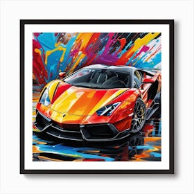 Lamborghini 176 Art Print