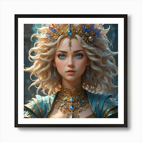 The Radiant Queen Of Elysium Art Print