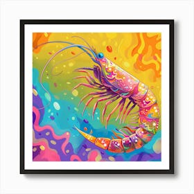 Krill Tiny Shrimp Art Print