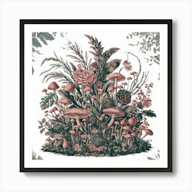 Flora And Fauna Art Print