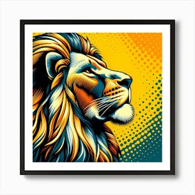 Lion Head 4 Art Print