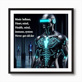 Humanoid Robot 1 Art Print