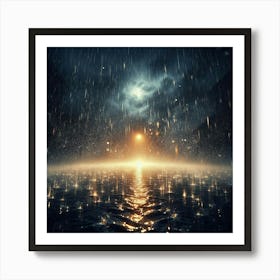 Rainy Night In The City 1 Art Print