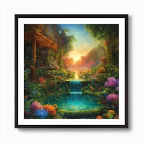 Garden Of Eden 1 Art Print