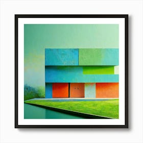 House On The Lake Art Print