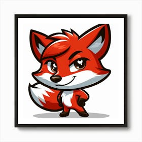 The red fox 2 Art Print