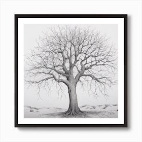 Bare Tree 7 Art Print