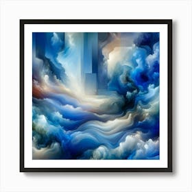 Abstract Of Clouds 2 Art Print