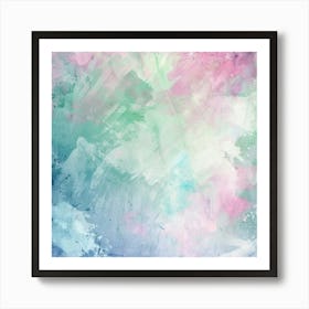 Abstract Watercolor Background Photo Art Print