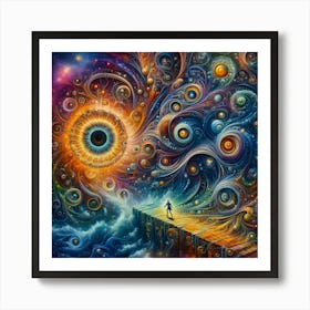 Psychedelic Painting 3 Art Print