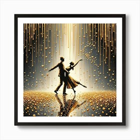 Golden Dance Art Print