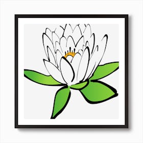 Lotus Flower Water Lily Affiche