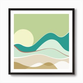 Abstract Landscape 3 Art Print