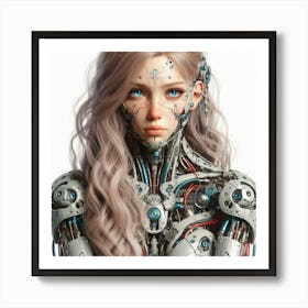 Robot Girl 21 Art Print