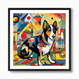 Colorful Dog Art Print