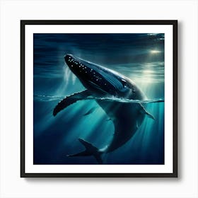 Humpback Whale Art Print