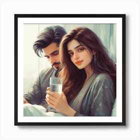 Pakistani Couple Art Print