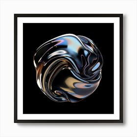 Abstract Sphere Art Print